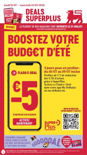 Découvrez et profitez de nos promotions de la semaine.