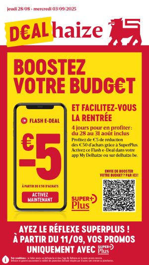 Découvrez et profitez de nos promotions de la semaine.